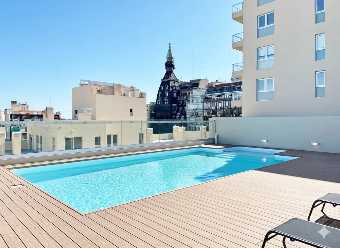Excelente estudio con piscina en casco histórico 2